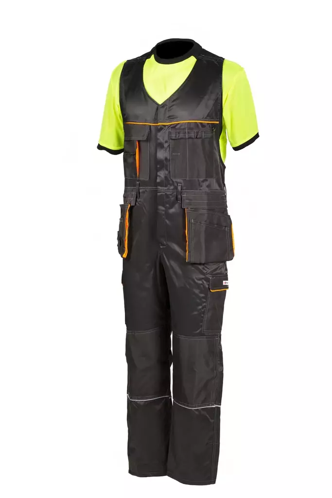 Priha hängande fickoverall svart - 4097 - Arbetshängselbyxor - M4097 - 1