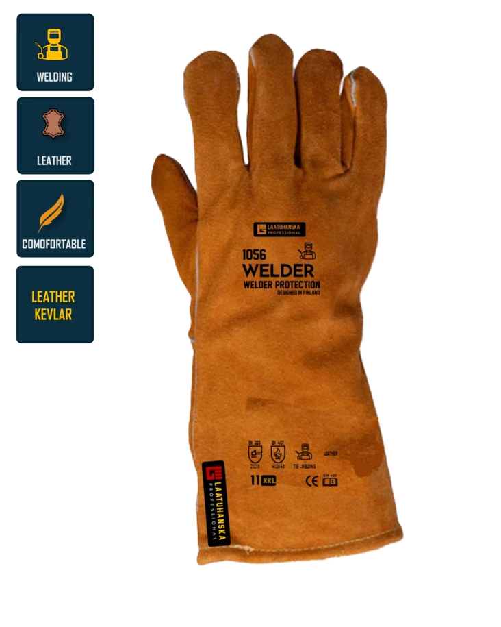 Svetsare Hitsauskäsine Art.1056 - Svetshandskar - 1056 - 1