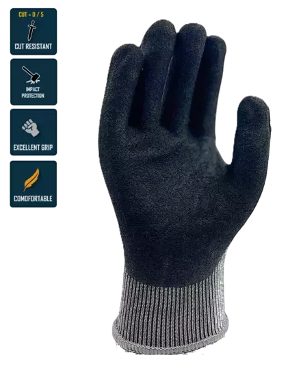 Pro-Max Impact Kolhusuoja & Viiltosuoja käsine Art.5007 - Viiltosuojakäsineet - 5007 - 2