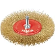 Yato Pyöröharja M6 100 mm messinki - Pyörö ja kuppiharjat - 46-YT-4757 - 1
