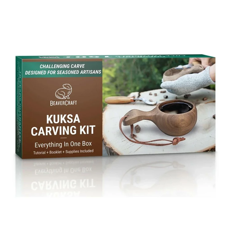 BeaverCraft Kaiverrusveitsisarja kuksa p - Kaiverrustaltat ja vuolupuukot - 16-DIY07 - 1