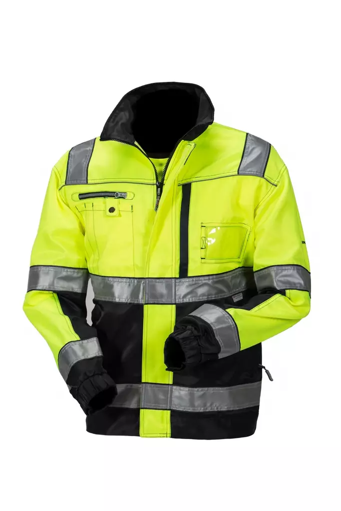 Hi-Vis Yellow/Black Shirt EN 20471 Class 2 - 4134 - Huomio college-puserot & hupparit - M4134 - 1