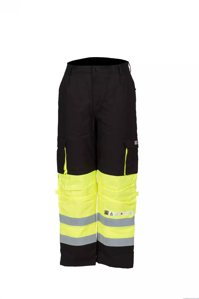 Priha Multinormi kelta/musta talvihousut - 4164 - Talvi työhousut - M4164 - 1