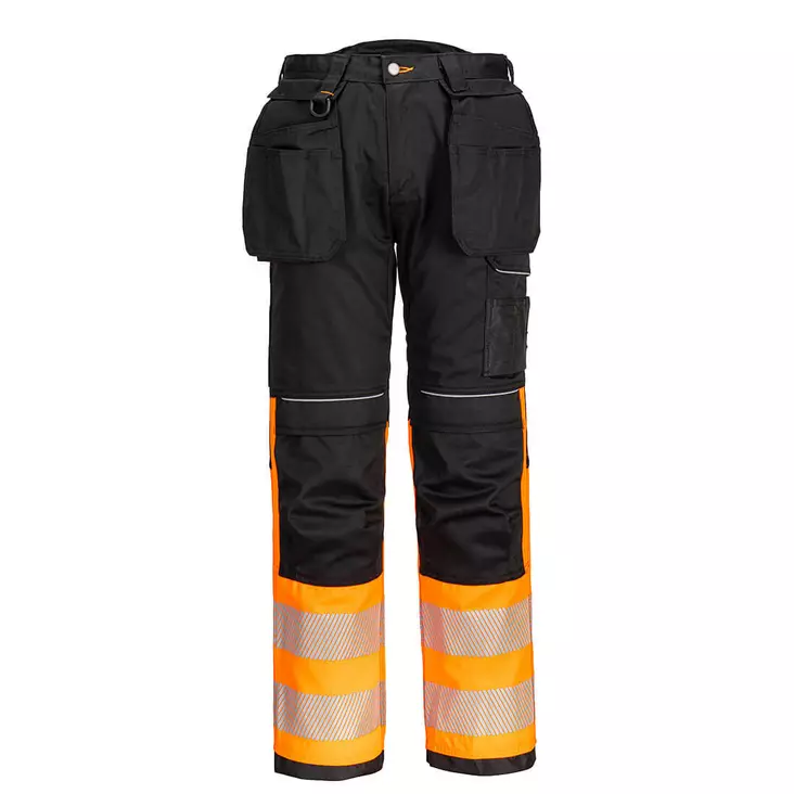 PW3 Hi-Vis Riipputaskuhousut (Luokka 1) - Huomio kesähousut - PW307 - 1