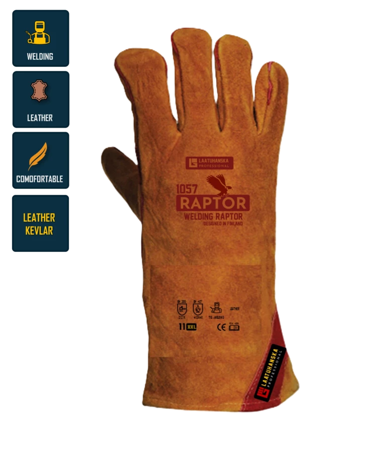 Raptor Hitsauskäsine Art.1057 - Hitsauskäsineet - 1057 - 1