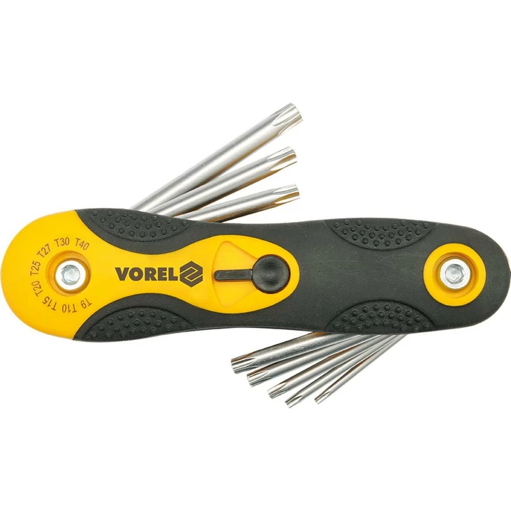 Vorel Torxavainsarja T9-T40 - Ruuvimeisselit - 46-56507 - 1