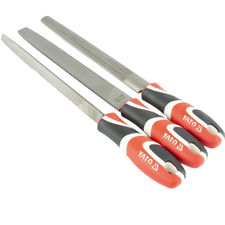 Yato Metalliviilasarja 250 mm, 3-osaa - Viilat - 46-YT-6237 - 1