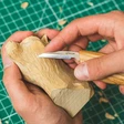 BeaverCraft leikkausveitsi 35 mm , tamminen muotoiltu kahva - Puutaltat ja puuntyöstö - 16-C8 - 4