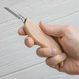 BeaverCraft leikkausveitsi 35 mm , tamminen muotoiltu kahva - Puutaltat ja puuntyöstö - 16-C8 - 2