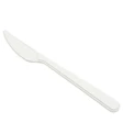 Veitsi 18 cm valkoinen, 125 x konepesua muovinen 100 kpl - Aterimet - 53-513358 - 1