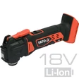 Yato Akkumonitoimityökalu 18V + 2.0 A - Leikkurit - 46-YT-82818 - 1