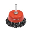 Yato Kuppiharja M6 65 mm RST punottu - Pyörö ja kuppiharjat - 46-YT-47518 - 1