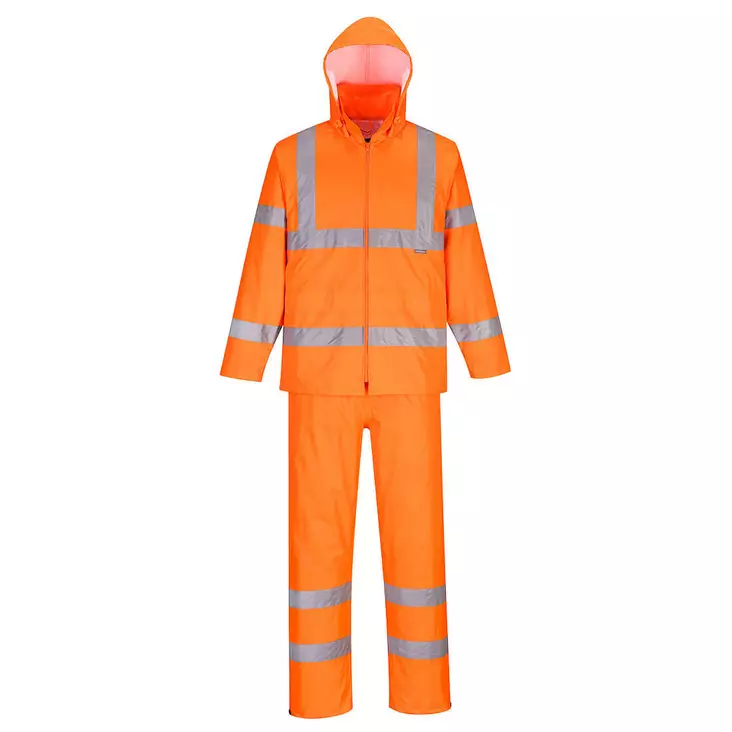 Hi-Vis pieneen tilaan pakattava sadeasu - Huomio sadetakit - H448 - 1