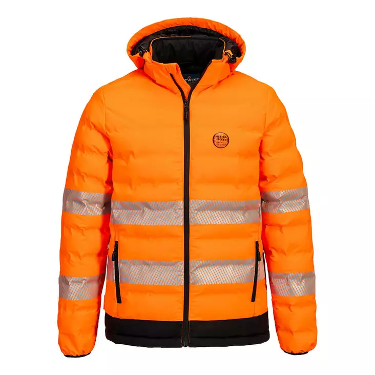 Hi-Vis Ultrasonic Heated Lightweight Jacket - Huomio talvitakit - S548 - 1