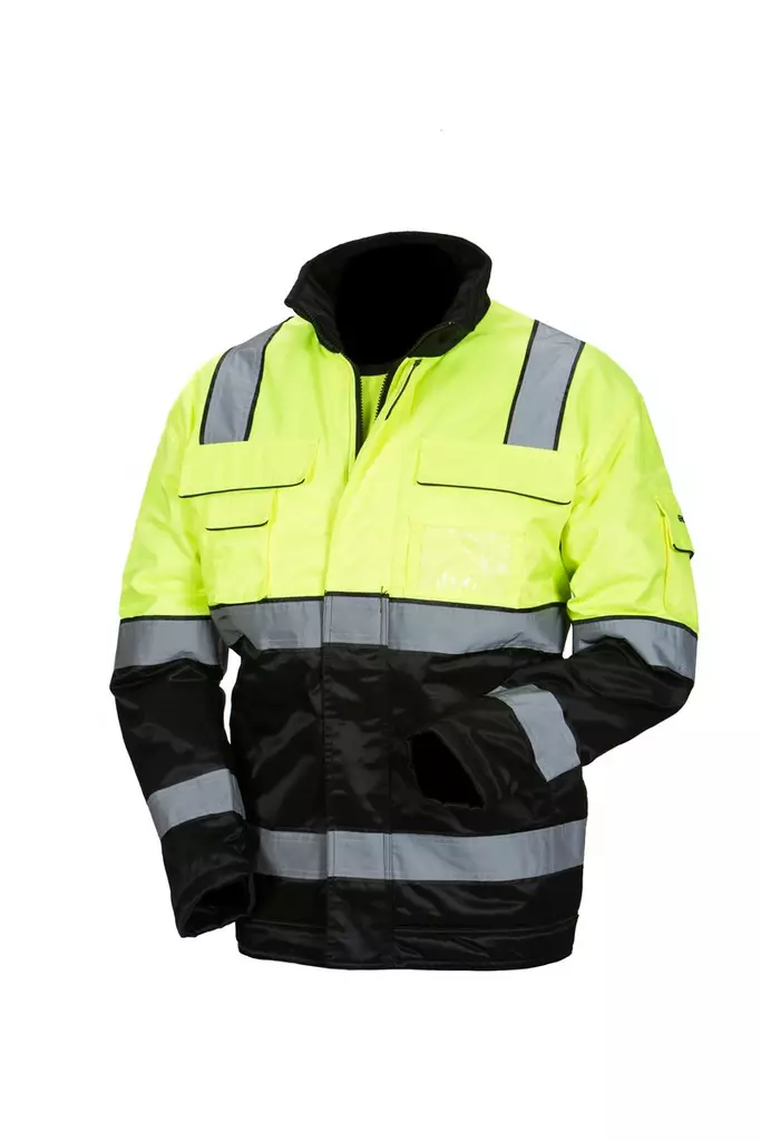 LB yellow/black WINTER safety jacket Lk.2 - 4078 / 46 - Talvi työtakit - M4078 - 1