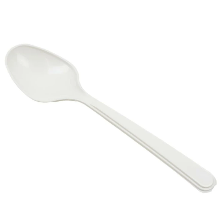 Ruokalusikka 18 cm valkoinen, 125 x konepesua muovinen 100 kpl - Aterimet - 53-513378 - 1