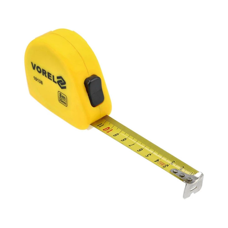Vorel Rullamitta 8 m x 25 mm muovirunko - Rullamitat - 46-10138 - 1