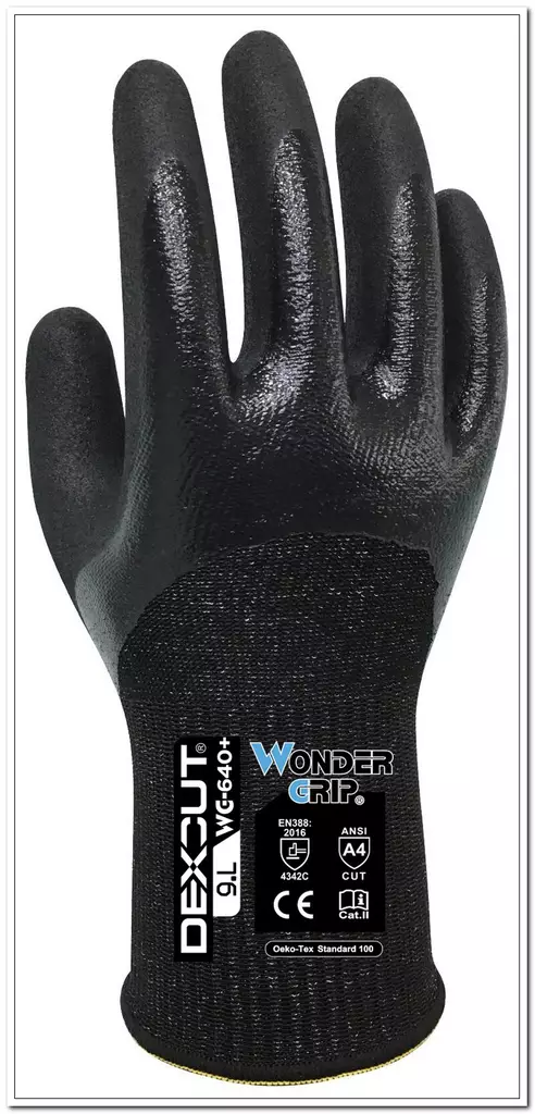 Wonder Grip Dexcut 640+ protective gloves - 640+ / 7 - Kumihanskat ja suojakäsineet - M640p - 1