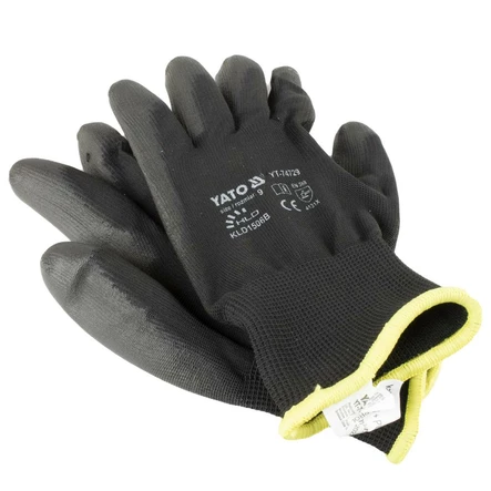 Yato Asentajankäsine nro. 9, nylon/pu, mustat - Asentajan käsineet - 46-YT-74729 - 1