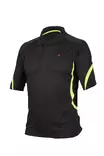 Technical polo shirt black/yellow - 4095 - PRIHA - 6418326409539 - 1
