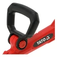 Yato Akkutrimmeri 18V 25-30 cm BL + 2 Ah akku ja laturi sarja - Slagskydds handskar - 46-YT-85019 - 9