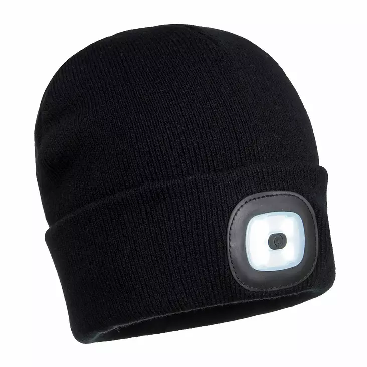 Beanie, USB Rechargeable LED Headlamp - Pipot ja lippikset - B029 - 1