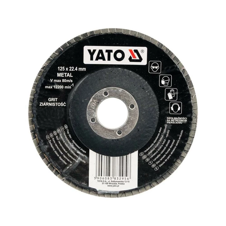 Yato Lamellilaikka 125 mm - Hiomalaikat - YATO-LIUSKELAIKKA - 1