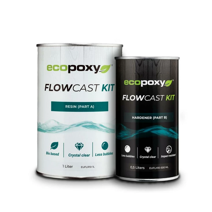 EcoPoxy Epoksivalusarja FlowCast lasikir - Hartsit - EPOKSIVALUSARJA-EC - 1