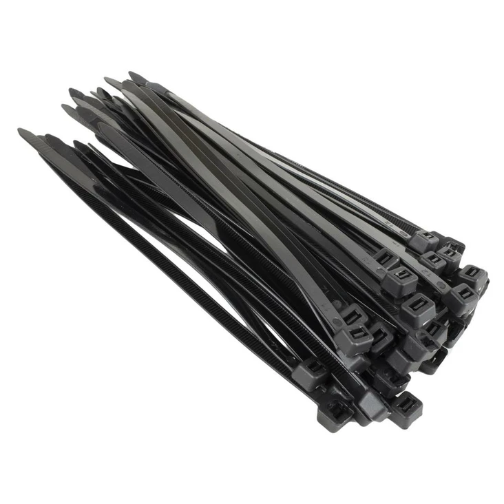 Yato Nippuside 7.6 mm musta, UV-suojattu, 50 kpl / paketti - Nippusiteet ja rautalangat - YATO-NIPPUSIDE - 1