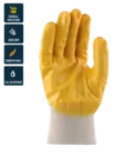 Chemlight+ Nitriilbelagd arbetshandske Art.4001F - Kemikalieskydd handskar - 4001F - 2