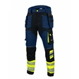 Stretch PLUS - Rewelly hi.vis housut - Huomio kesähousut - KEDP-STREPLG - 3