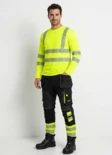 Stretch PLUS - Rewelly hi.vis housut - Huomio kesähousut - KEDP-STREPLG - 2