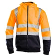 Brixton Hi-Vis dragkedjehuva - Varsel collegetröjor & munkjackor - AFBD-O-2XL - 1