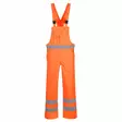 Hi-Vis Breathable Rain Bib and Brace - Huomio avohaalarit - S388ORRXXXL - 1