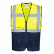 Hi-Vis Mesh Contrast Executive Vest - Huomioliivit ja esiliinat - C377YNRXXL - 1