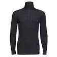 Merino Wool 1/4 Zip Baselayer Top - PORTWEST - B184BKRXXL - 1