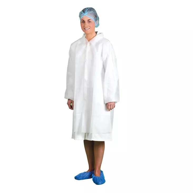 Engångsskyddjacka för besökare PP (PK200) - Engångs arbetskläder - D118 - 1