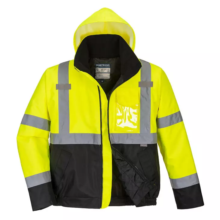 Hi-Vis kaksisävy Bomber-takki - Huomio kesätakit - S363 - 1