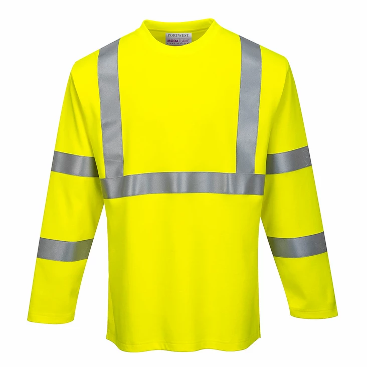 FR HI-Vis pitkähihainen t-paita - Palosuojatut paidat - FR96 - 1