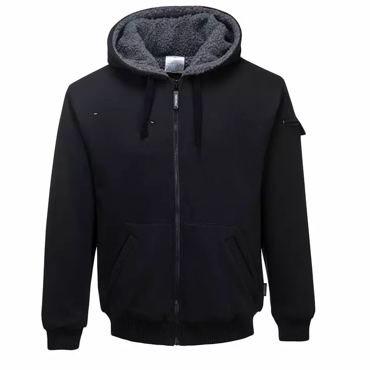 Pewter Fleece-Lined Hoodie - Työ college-puserot & hupparit - KS32 - 1