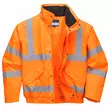 Hi-Vis Breathable Rain Bomber Jacket - Huomio kesätakit - RT62ORRM - 1