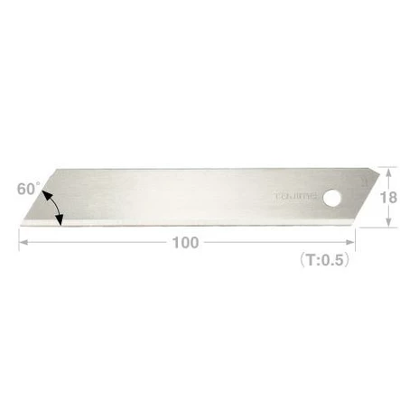 Tajima Katkovaraterä 18 mm, ilman segmenttiä, 10 kpl - Varaterät - 13-LCB50SN - 2