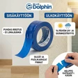 Blue Dolphin Hybrid teippi 48 mm × 41 m - Teipit - 65-100-1-01-EN-BDN - 6