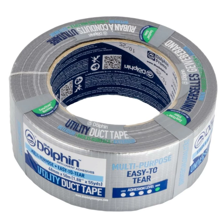 Blue Dolphin Ilmastointiteippi 48 mm x 50 m Utility yleiskäyttö - Teipit - 65-03-5-03-EN-BDN - 1
