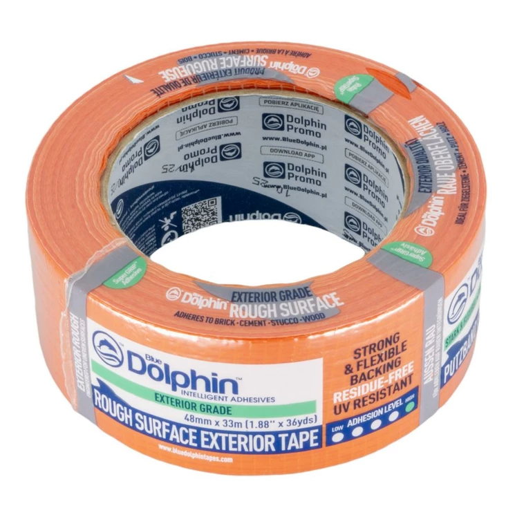 Blue Dolphin Suojausteippi Rough 48 mm × 33 m ulos 7PV UV - Teipit - 65-03-1-04-EN-BDN - 1