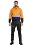 Brixton Hi-Vis vetoketjuhuppari - Huomio college-puserot & hupparit - AFBD-O - 2