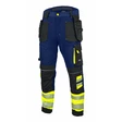 Stretch PLUS - Rakenteelliset Hi-Vis housut - Varselbyxor sommar - KEDP-STREPLOR - 7