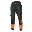Stretch PLUS - Rakenteelliset Hi-Vis housut - Varselbyxor sommar - KEDP-STREPLOR - 5