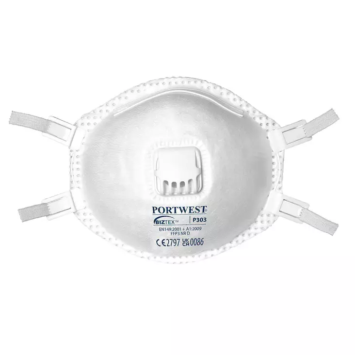 FFP3 DOLOMITE-ventilationsmask (10 st) - Andningsskydd för engångsbruk - P303 - 1