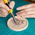 BeaverCraft Lasinalunen puu DIY polttop - Puutaltat ja puuntyöstö - 16-DIYPCOASTERS - 4